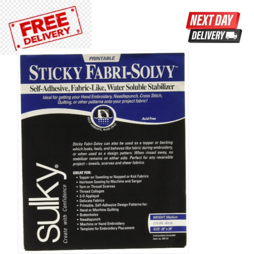 Sulky sticky fabri solvy - fabri,