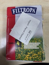 Filtropa Filter Papers Size 4 Pack Of 100 White Variety Coffee Machines Cone