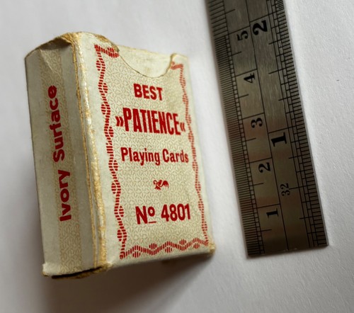 Vintage miniature patience - vintage,