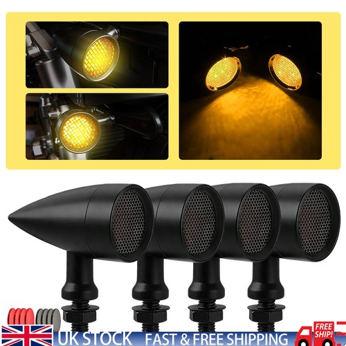 Motorcycle amber turn signal - motorcycle,