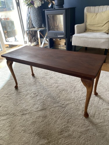 Antique mahogany table with - mahogany,