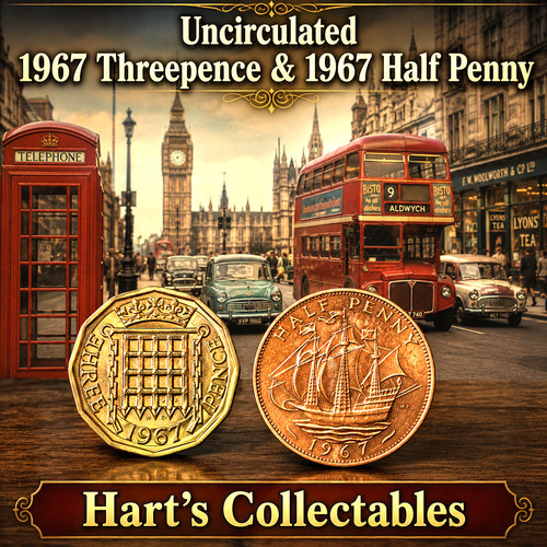 1967 threepence half - threepence,