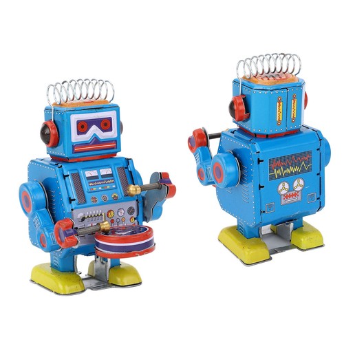 Robot clockwork toy - :robot,