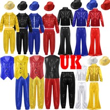 UK Boys Girls Shiny Sequins