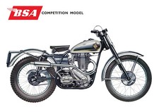 BSA Poster Gold Star Goldstar