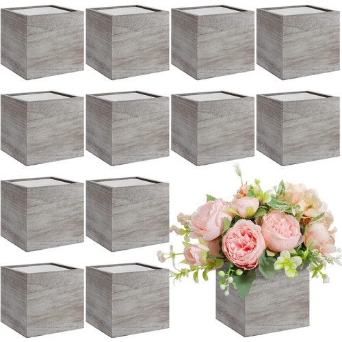 Set inch wooden - 4-inch, planter