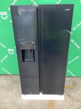 Haier HSOBPIF9183 Frost Free Plumbed American Fridge Freezer – Black #374236