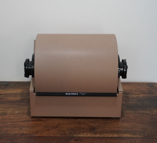 Vintage tan rolodex model - vintage, 2400