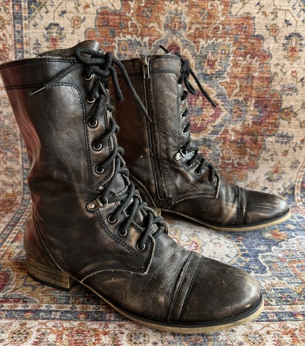 Aldo troopa combat boot black - combat,