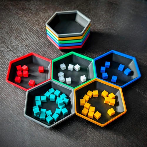 Set hexagon stacking - set,