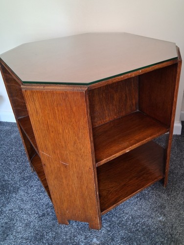 Art deco oak octagonal - deco,