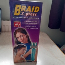 NICE BRAID EXPRESS BATTERY OPERATED HAIR BRAIDING SYSTEM ,VGC