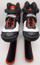 Tramp-It, Jump Shoes UK 6.5 - 8  Black Red White with Information Sheet