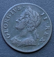 1750 George II Half Penny