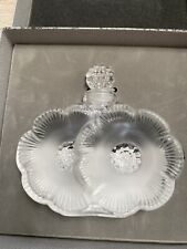 Vintage Lalique Perfume Bottle 2 Flowers /Flacon 2 Fleurs Never Been Out Of Box