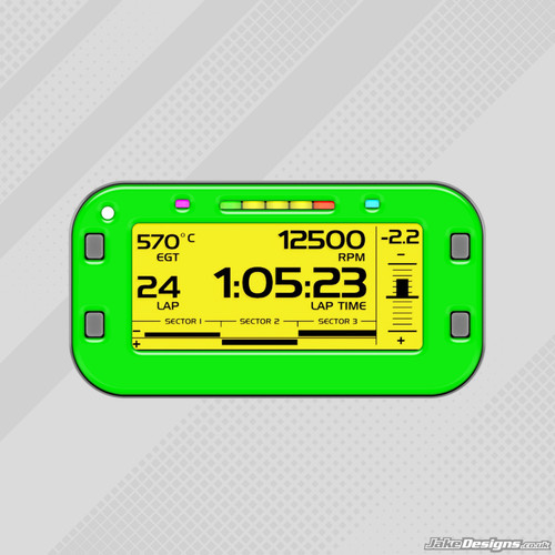 Fluorescent green style gel - fluorescent,