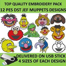 Muppets PES JEF DST embroidery