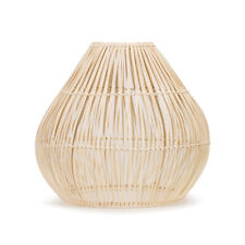 Rattan Lampshade Teardrop Easy Fit Ceiling Light Living Room Shade Pendant LED