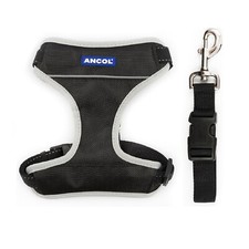 TRAVEL & EXERCISE DOG HARNESS - (S, M, L) - Ancol Reflective Strong Pet Car Safe