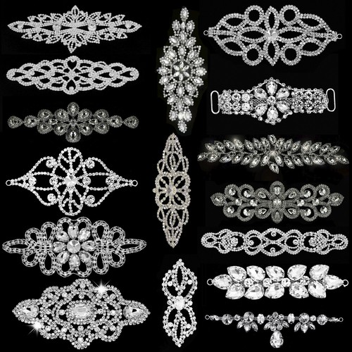 Silver rhinestone diamante - rhinestone,