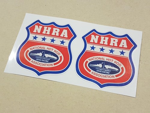 Nhra hot rod stickers drag - 2x,