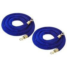 5 Feet Blue Velvet Stanchion