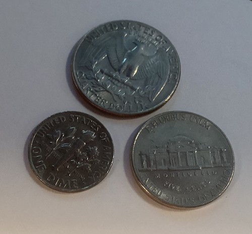 American coins as shown - 3,