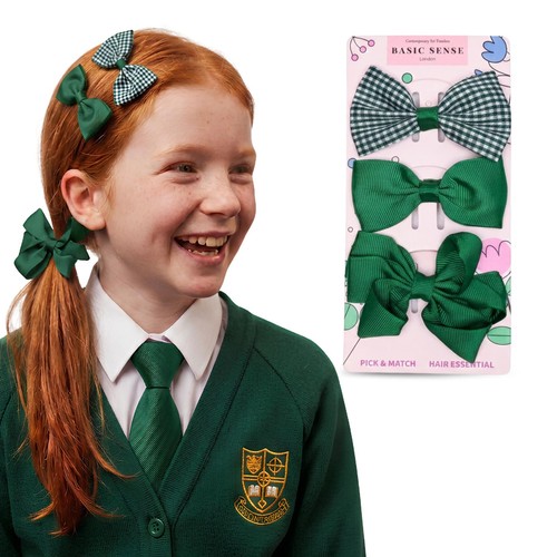 School bow hair - hair, and