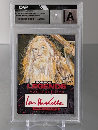 Ian mckellen signed horror - signed,