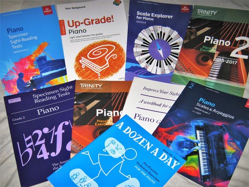 Piano music books lot - grade, 2