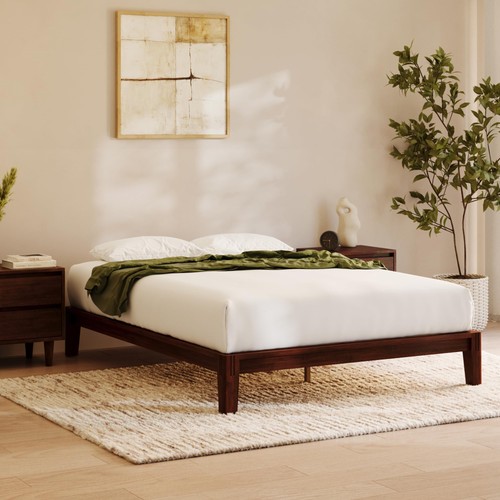 Bed frame queen bamboo - queen,