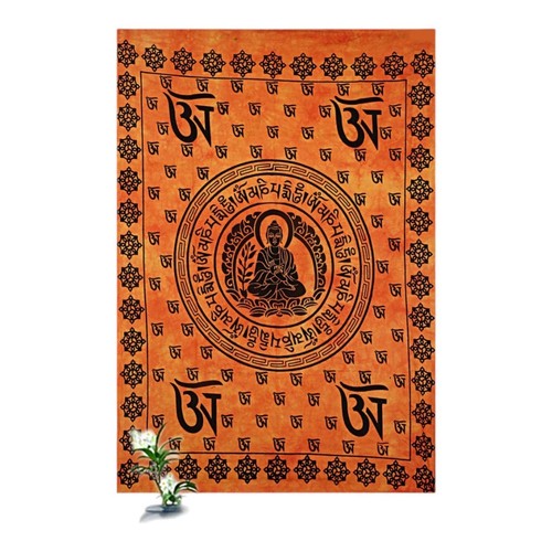 Tibetan buddha wall hanging - buddha,