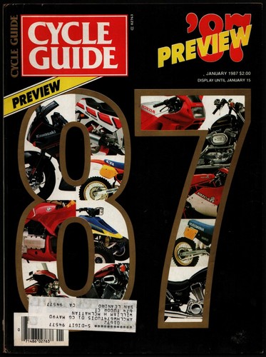 January 1987 cycle - cycle, guide