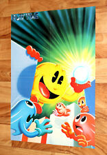 Old Retro  Pac-Man Video Game Vintage Poster Commodore 64 Atari 256 Playtime