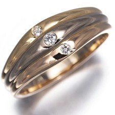 AUTH CARTIER RING DIAMOND