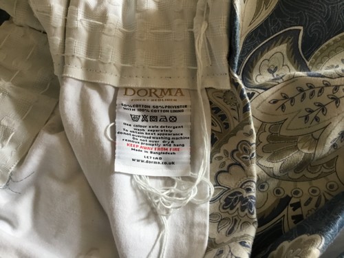 Dorma samsara blue curtains - dorma,