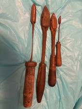 Lot of 4 Antique Copper Head