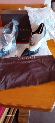 Gucci heeled brouge shoes - gucci,