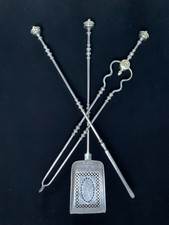 Antique Fire irons, Steel &