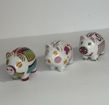 3 Ritzenhoff Mini Piggy Banks