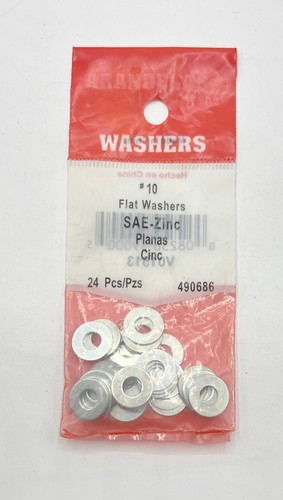 Hillman flat washers - #10,