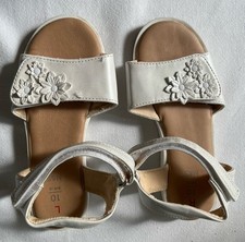 M&S Girls Sandals Summer White