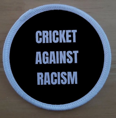 Cricket against racism - racism, badge