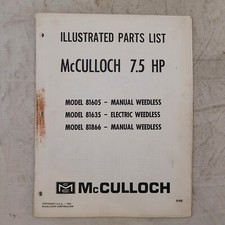 Mcculloch outboard boat - 7.5, hp