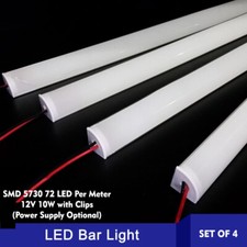 4X 18X18mm 1 Meter Aluminium Profile Corner,90 degree, edge, Table, cabinet LED