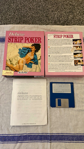 Deluxe strip poker atari - atari, st
