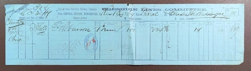 1899 cheshire lines - lines, committee