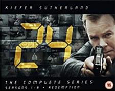 24 Seasons 1-8 & 24 Redemption DVD Boxset 55 Disc Box Set