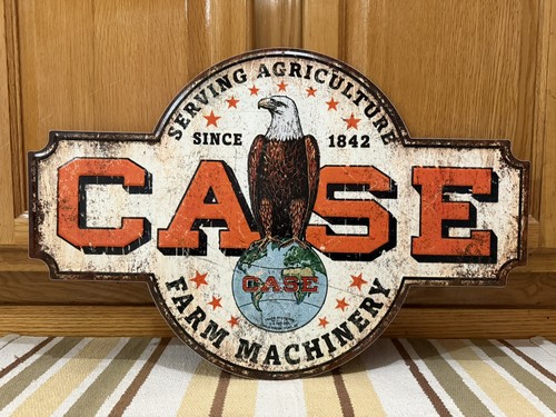 Case farm machinery sign - farm,