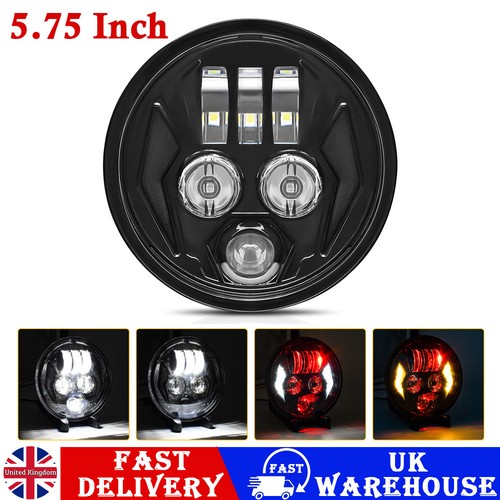 Motorcycle headlight inch - headlight, 5.75